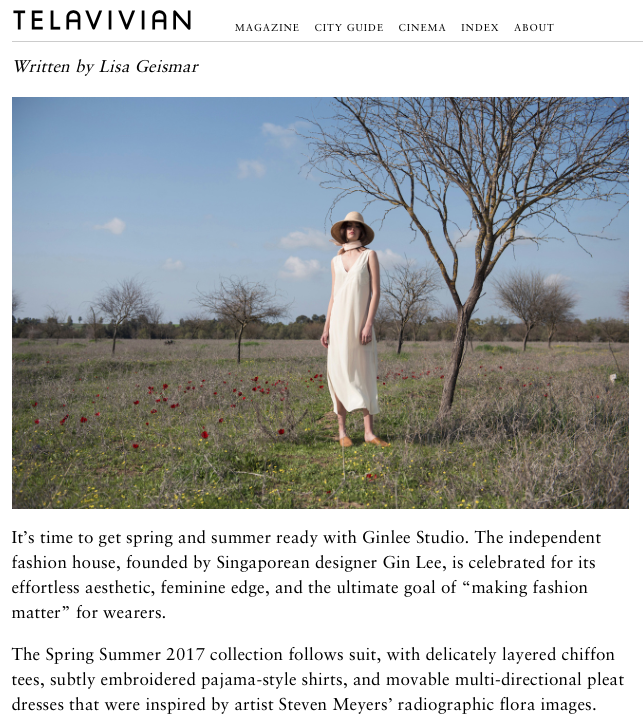 TELAVIVIAN: GINLEE SS/17