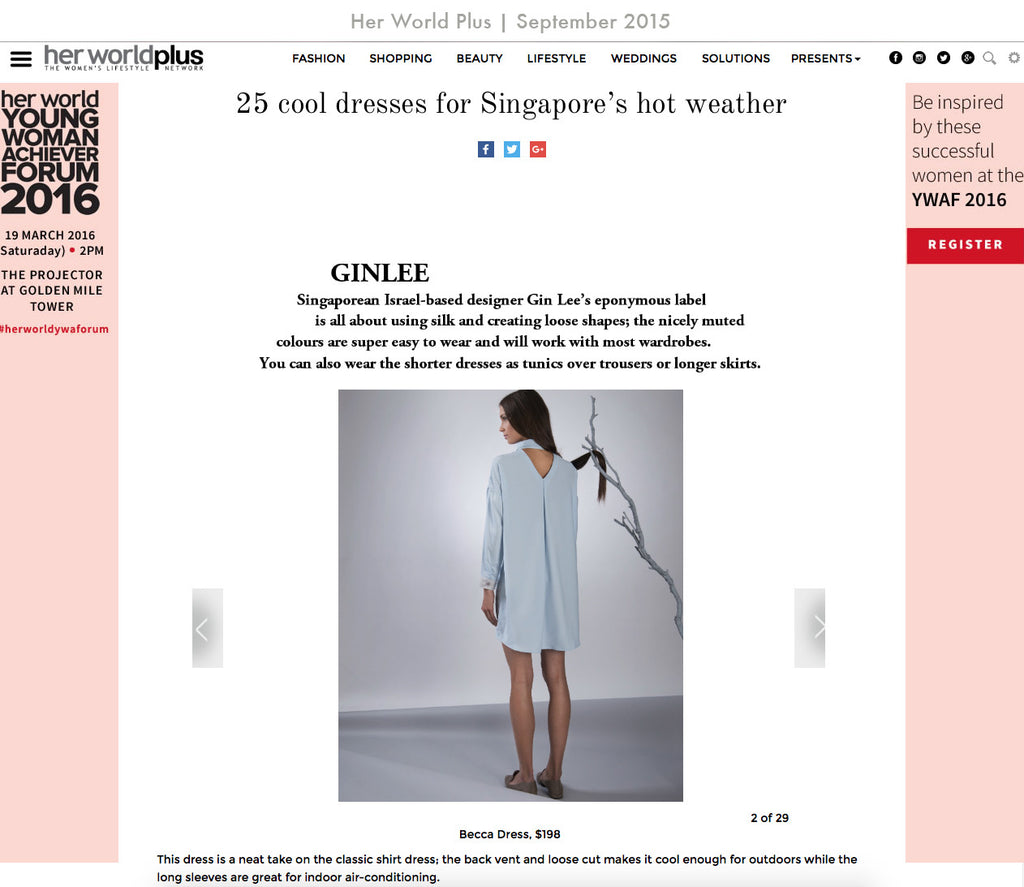 25 Cool Dresses for Singapore's Hot Weather / Her World Plus