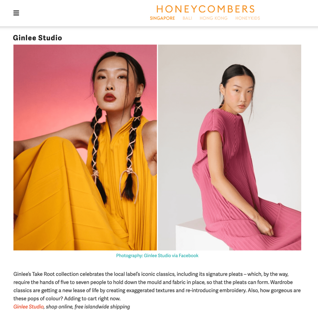 Honeycombers | Heading out post-CB? Dress your best with new collections from these local labels