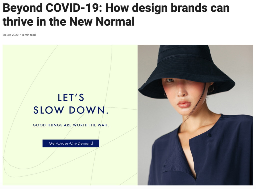 Design Singapore | Beyond COVID-19: How design brands can thrive in the New Normal