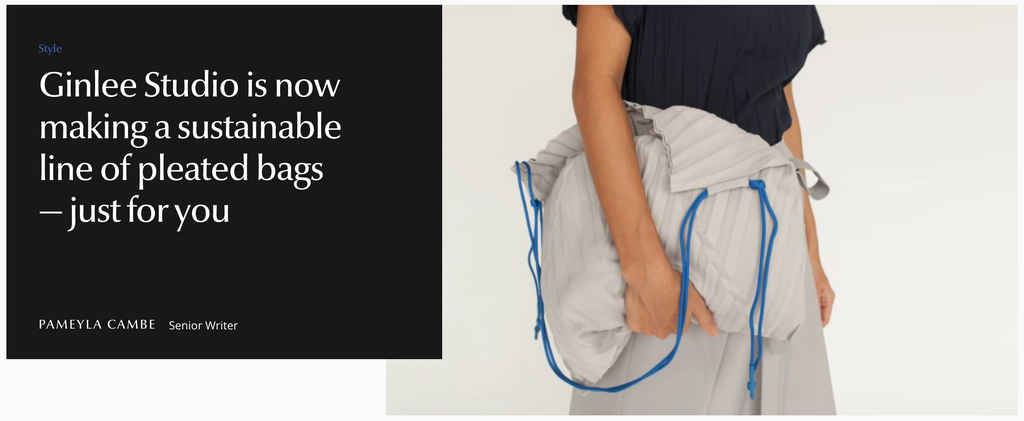 Lifestyle Asia | GINLEE Studio is now making a sustainable line of pleated bags — just for you