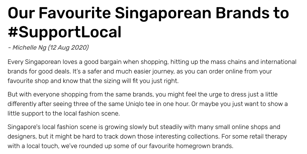 The Homeground Asia | Our Favourite Singaporean Brands to #SupportLocal
