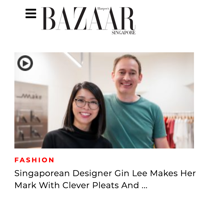 Harper's BAZAAR | Singaporean Designer Gin Lee Makes Her Mark With Clever Pleats And A Passion To Make Fashion Sustainable