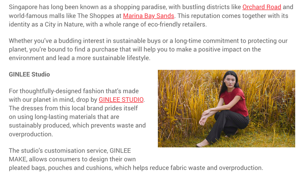 Visit Singapore: Sustainable Shopping Sprees in SG