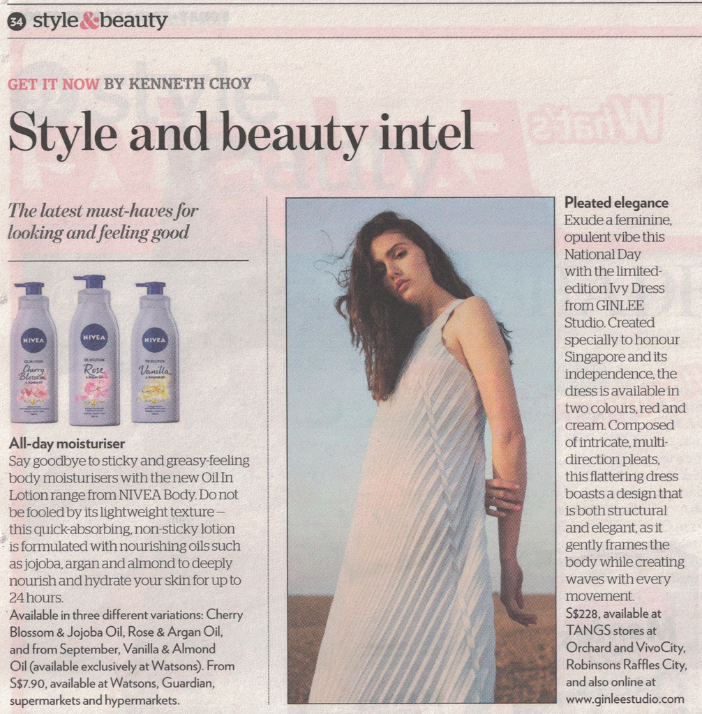 TODAY PAPER SINGAPORE: Style and Beauty Intel