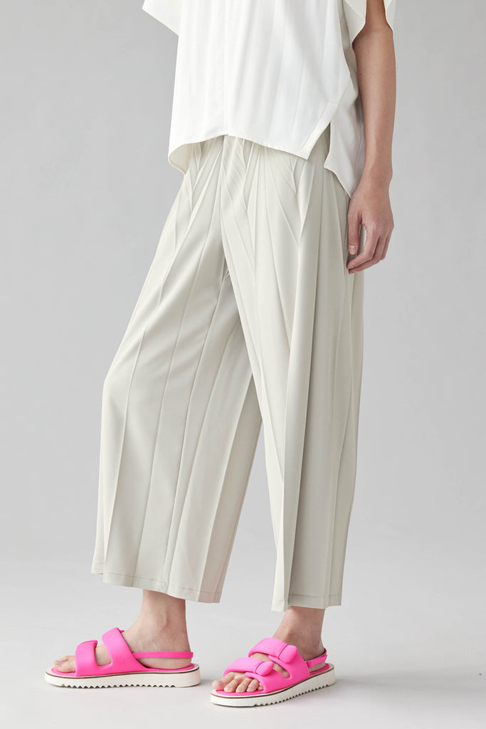 PLEATED WAVE TROUSERS